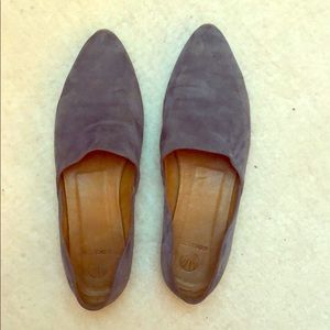 Coclico blue suede padu flats from Amour Vert